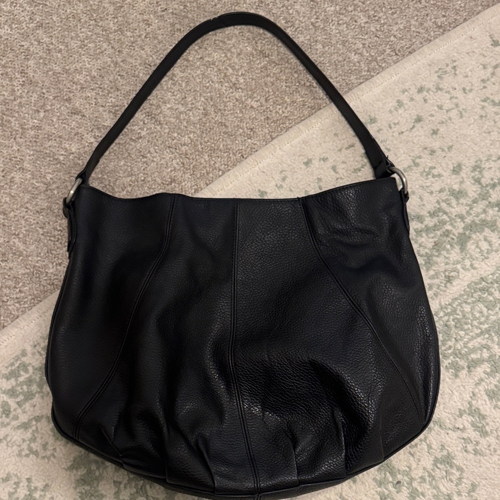 Urban Outfitters Black Pebbled Shoulder Bag